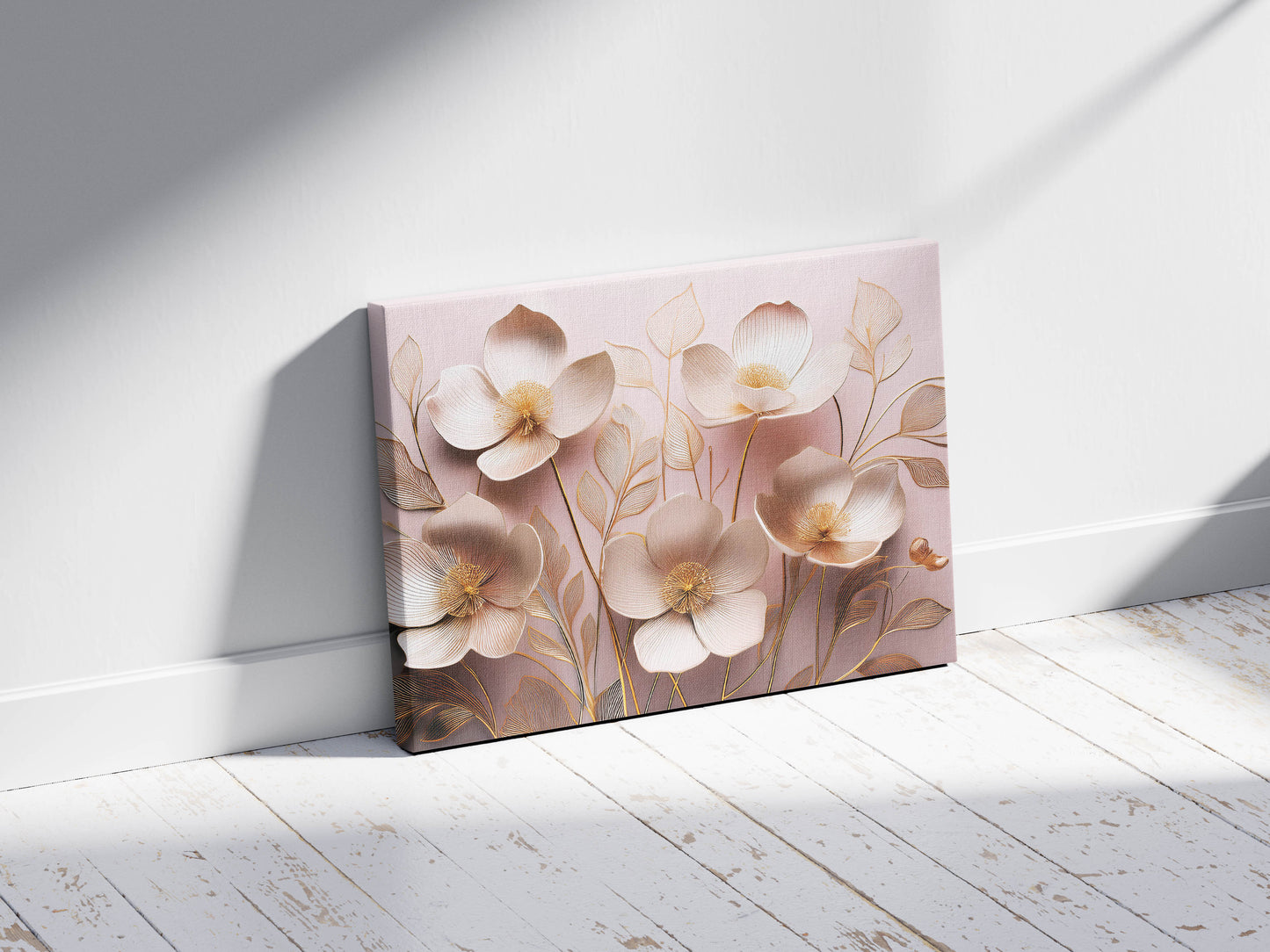 Petal Perfect- Golden Blossom Whimsy