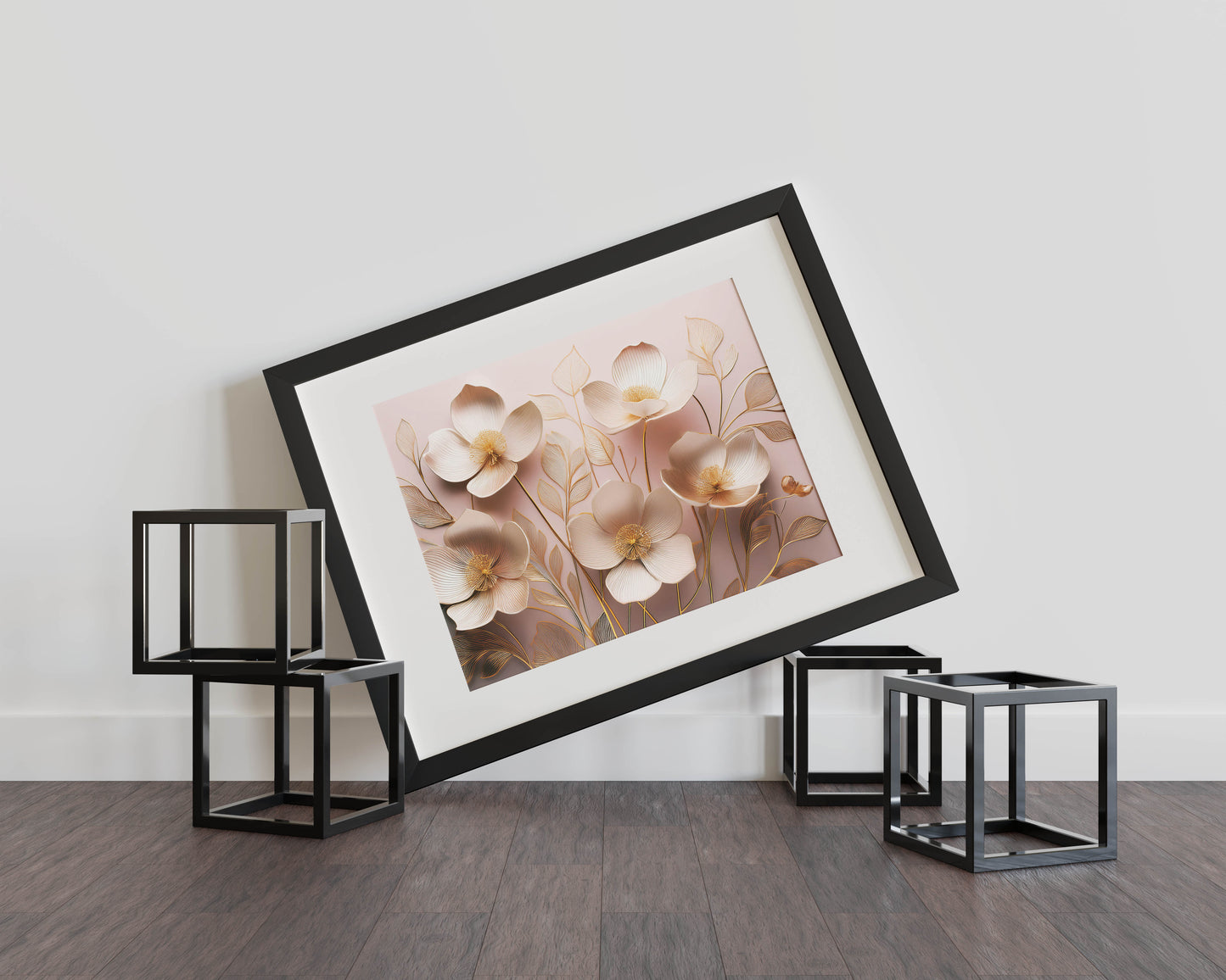 Petal Perfect- Golden Blossom Whimsy