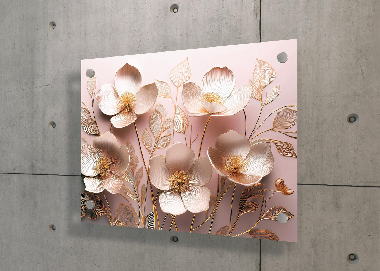 Petal Perfect- Golden Blossom Whimsy
