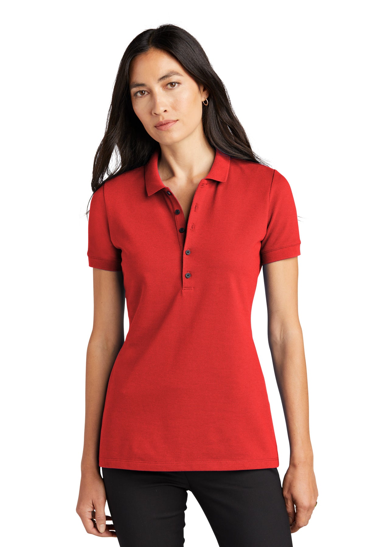 Mercer+Mettle Women's Stretch Heavyweight Pique Polo MM1001