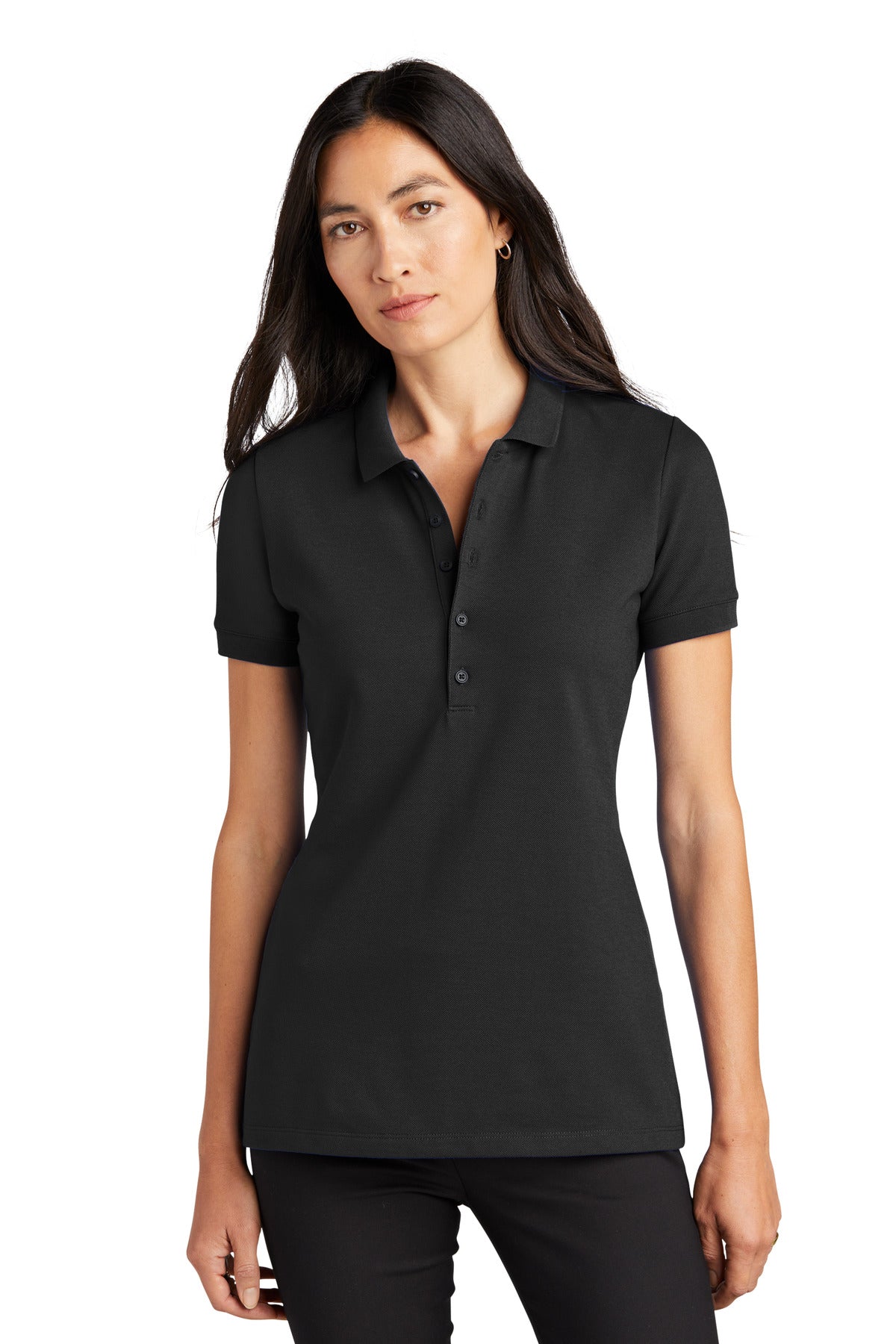 Mercer+Mettle Women's Stretch Heavyweight Pique Polo MM1001