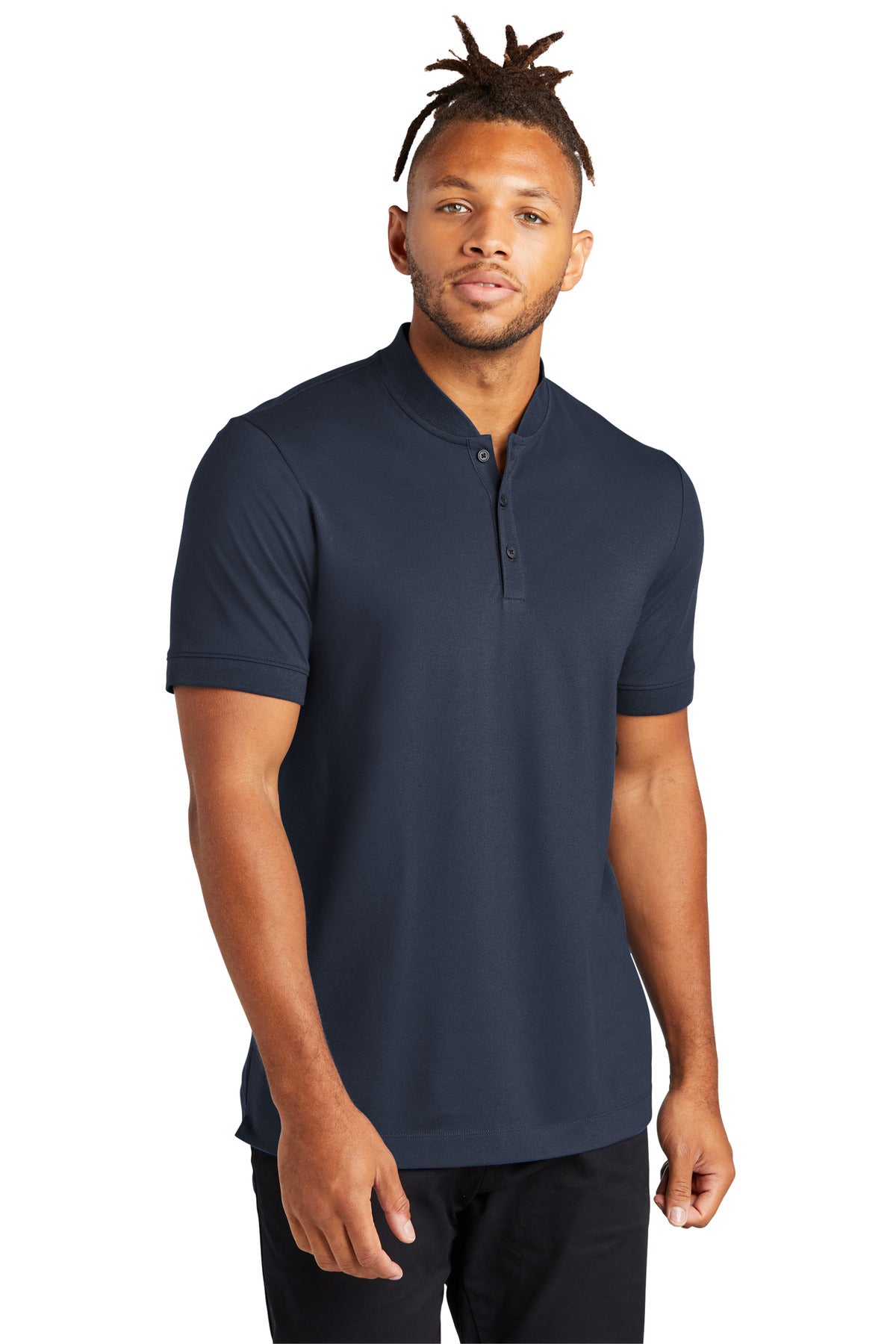 Mercer+Mettle Stretch Pique Henley MM1008