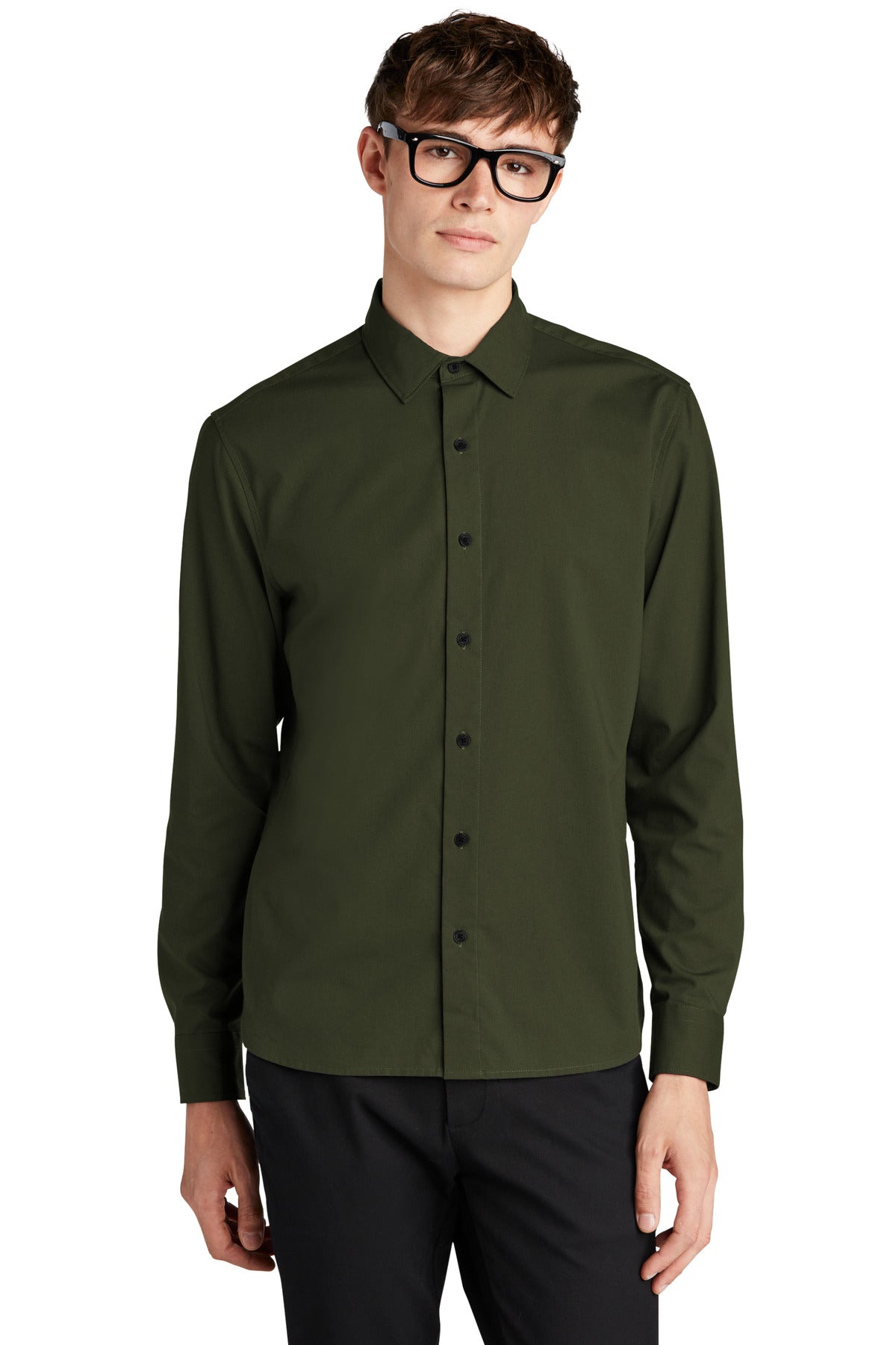 Mercer+Mettle Long Sleeve Stretch Woven Shirt MM2000