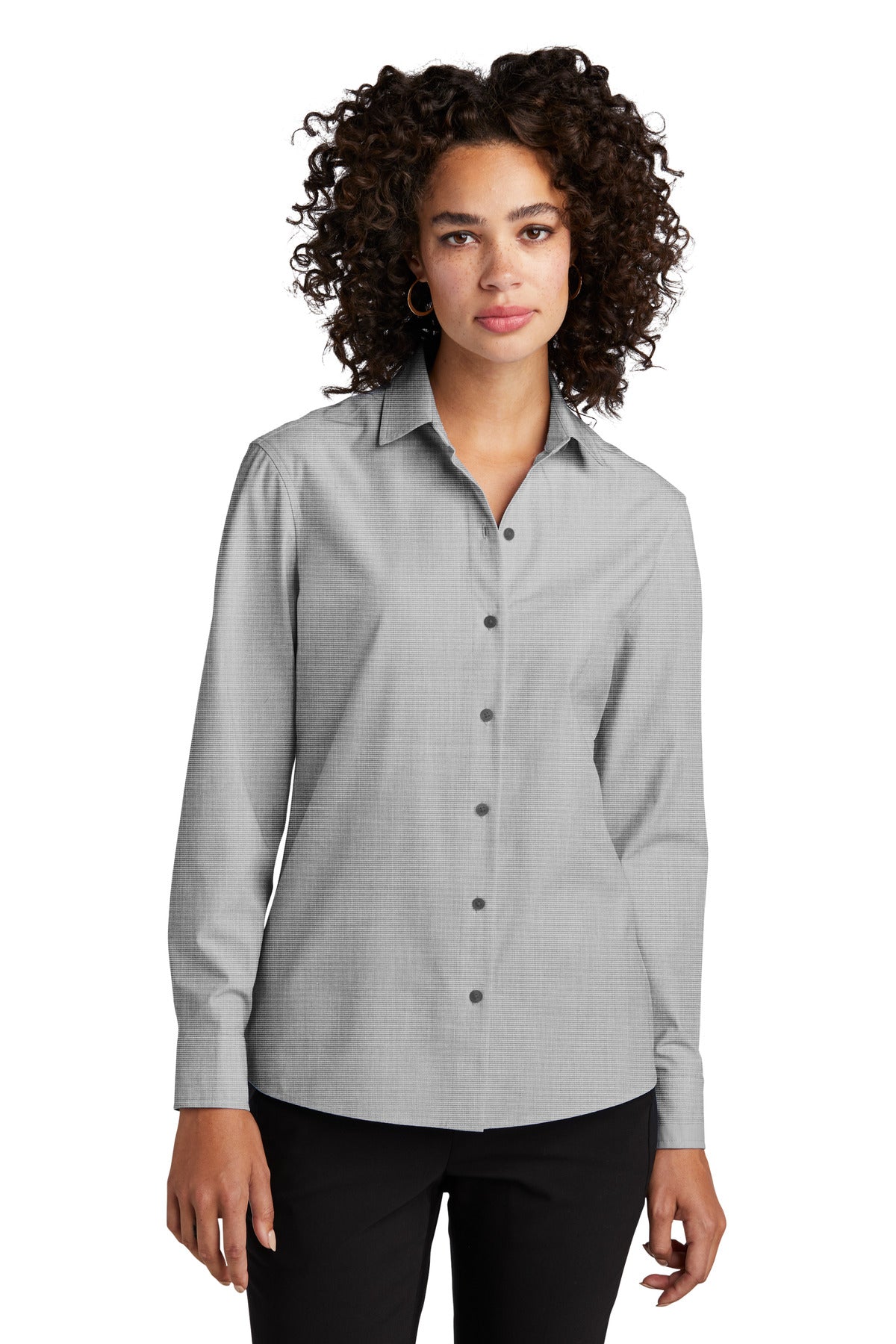 Mercer+Mettle Women's Long Sleeve Stretch Woven Shirt MM2001