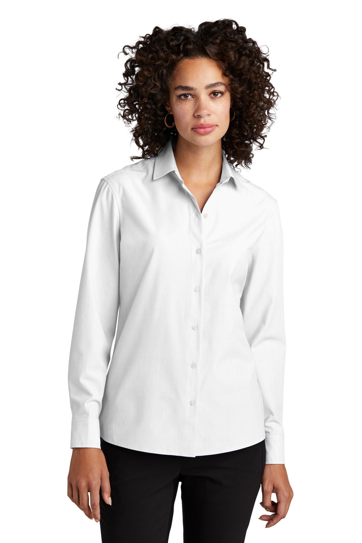 Mercer+Mettle Women's Long Sleeve Stretch Woven Shirt MM2001