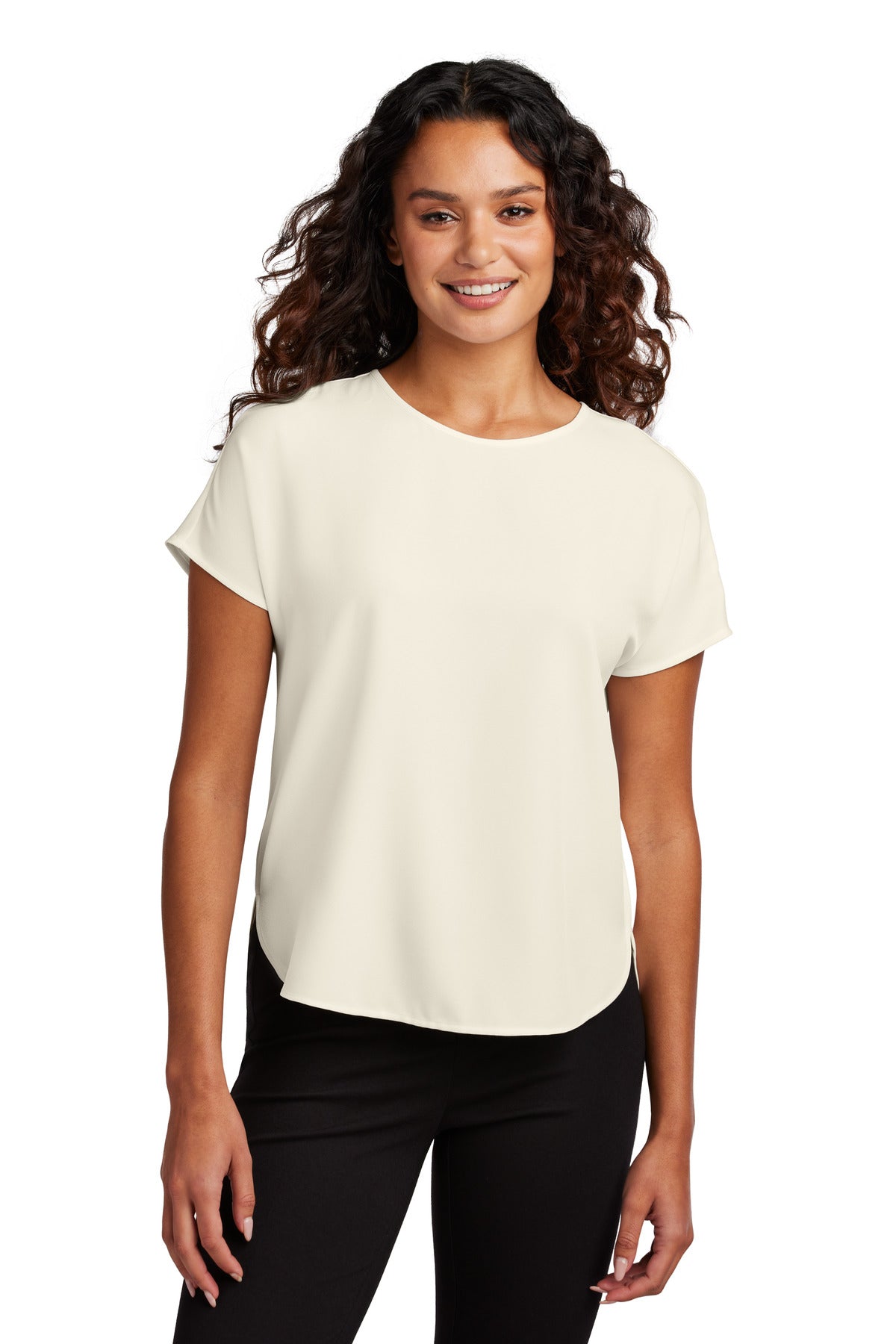 Mercer+Mettle Women's Stretch Crepe Crew MM2015