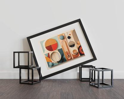 Modern Vivid Voyage - Mid-Century Modern Wall Art