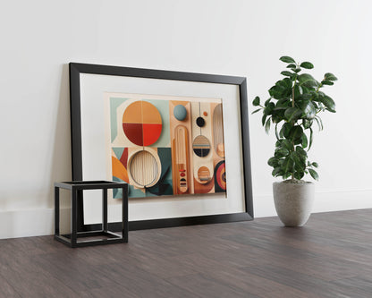 Modern Vivid Voyage - Mid-Century Modern Wall Art