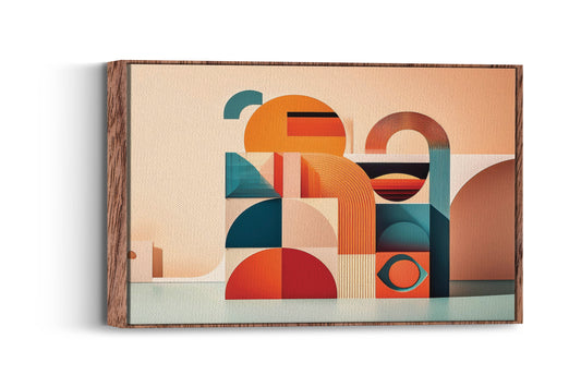 Modern Burst of Adventure – Mid-Century Modern Wall Art