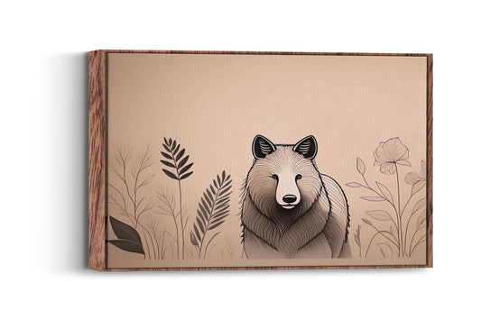Serene Safari- Bear Blossom Art
