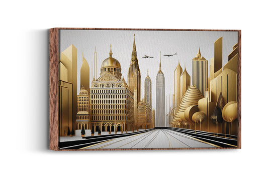 Golden- Skyline Symphony