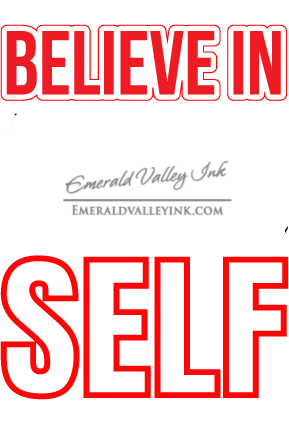 Motivational Shirt - Believe In Yourself, Red & White