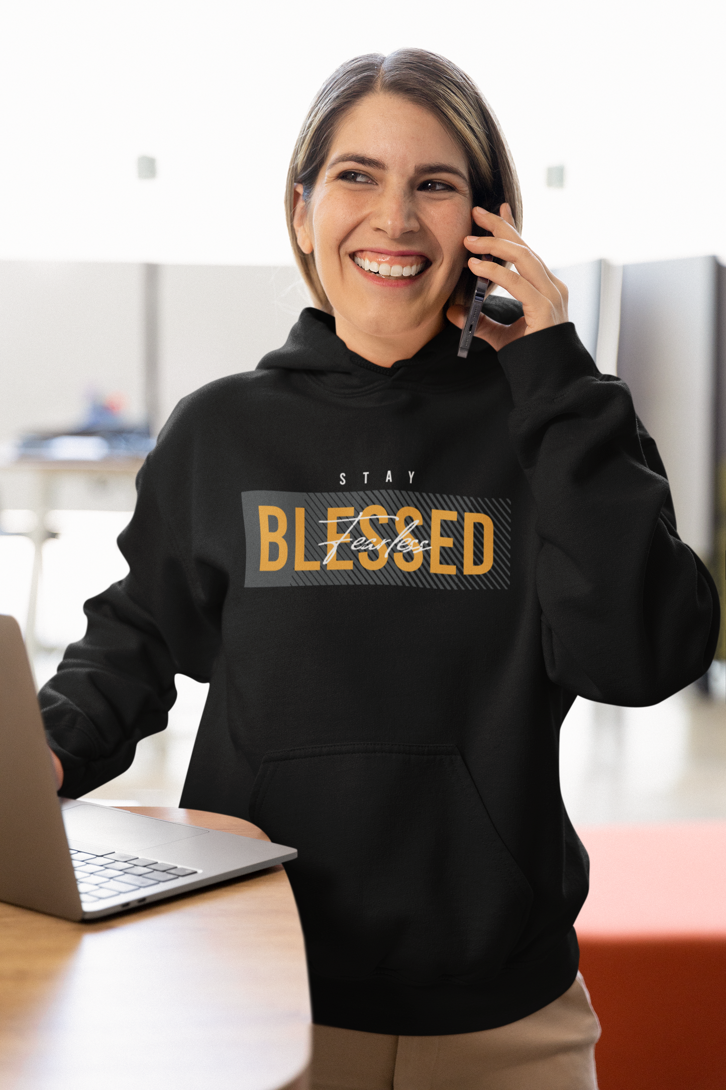 Motivational Shirt - Stay Blessed, Fearless