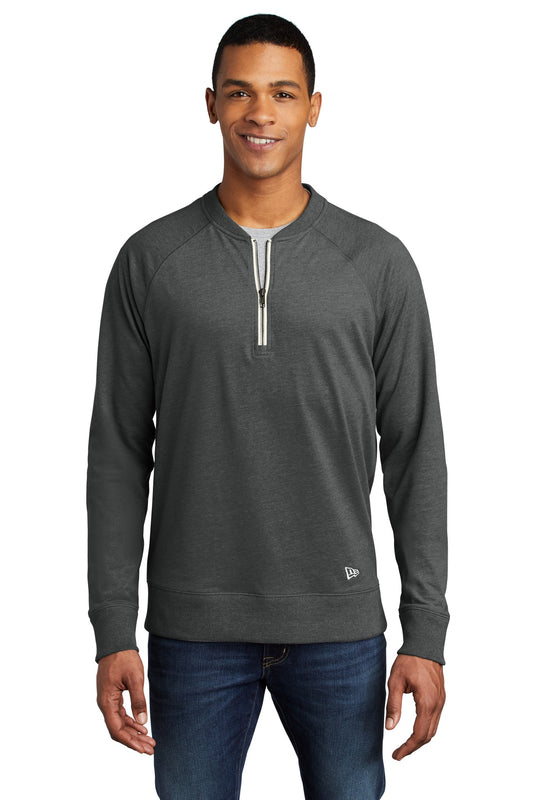 New Era Sueded Cotton Blend 1/4-Zip Pullover NEA123