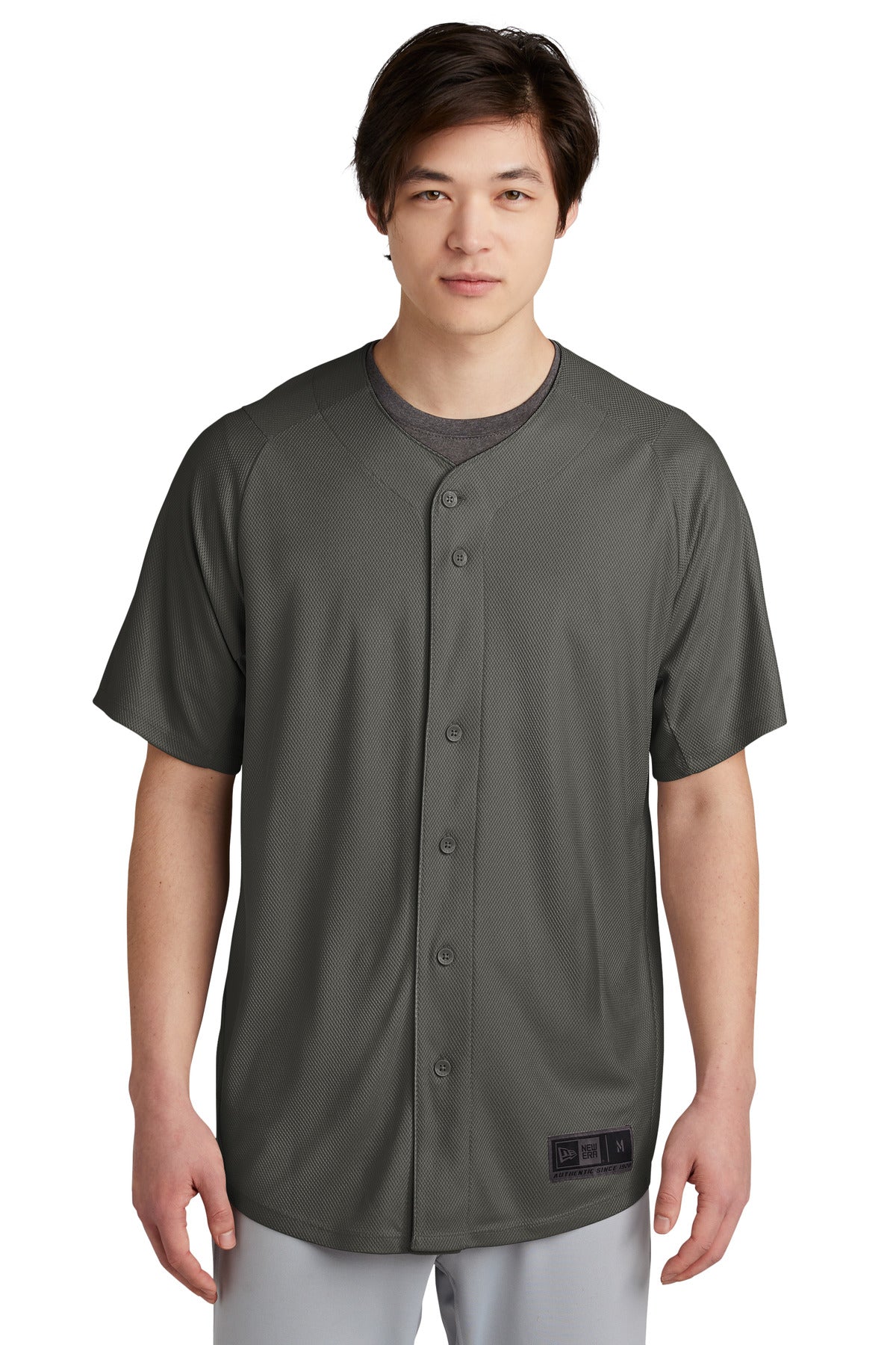 New Era Diamond Era Full-Button Jersey. NEA220