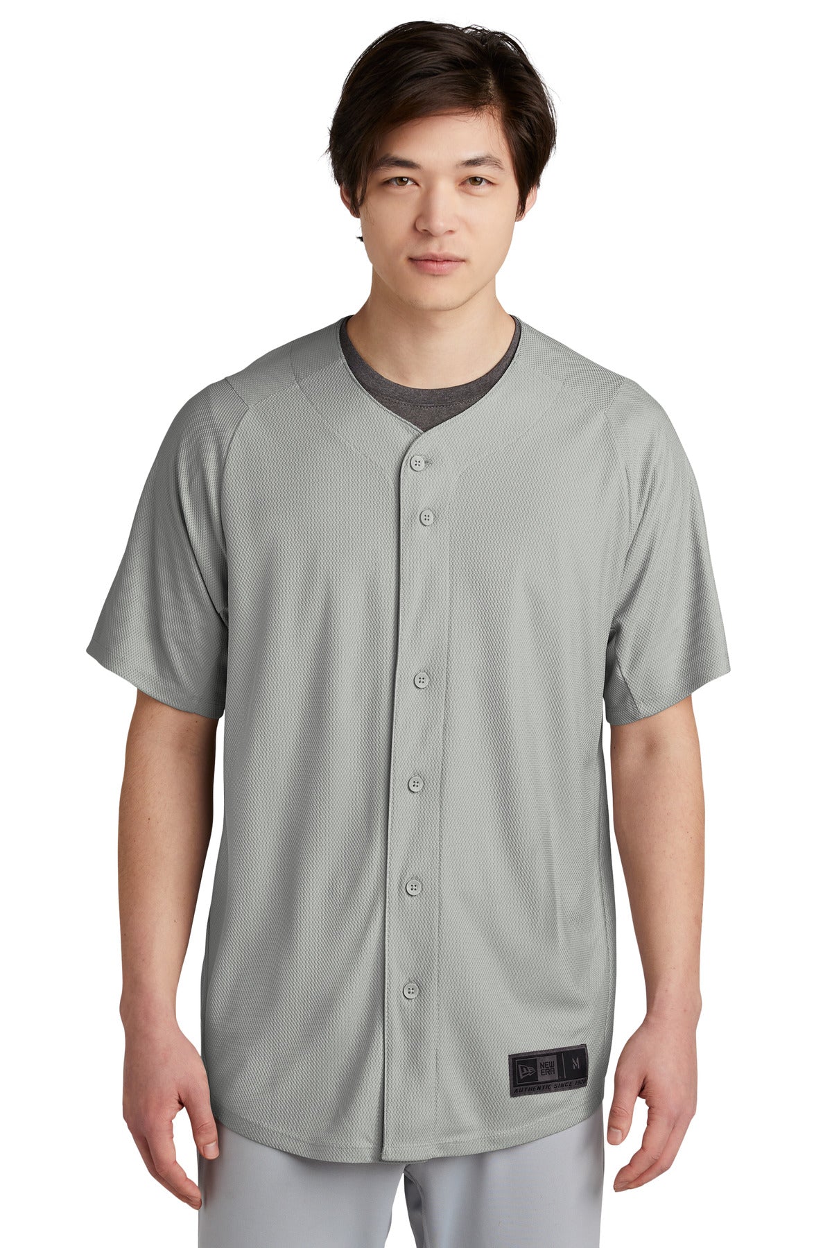 New Era Diamond Era Full-Button Jersey. NEA220