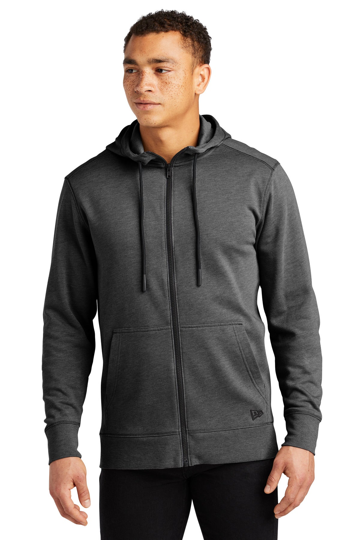 New Era Tri-Blend Fleece Full-Zip HoodieNEA511