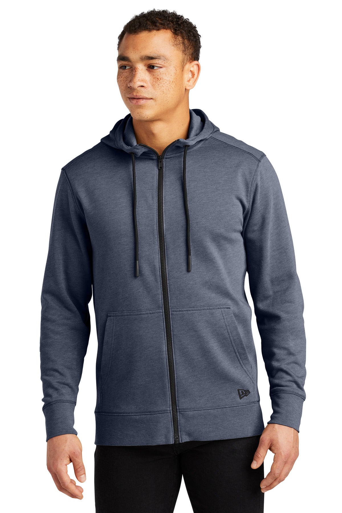 New Era Tri-Blend Fleece Full-Zip HoodieNEA511