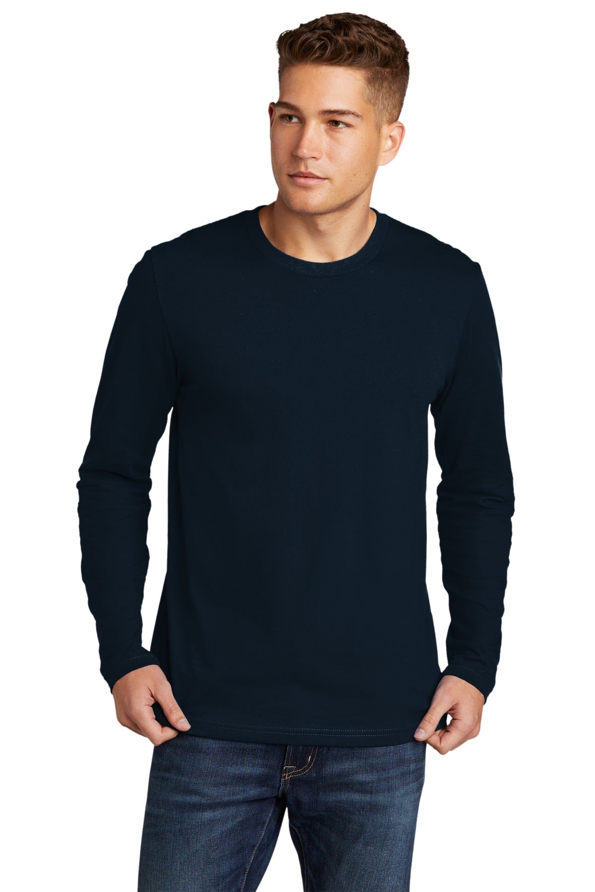 Next Level Apparel Cotton Long Sleeve Tee. NL3601