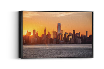 NYC- Sunset Serenade Over Skyscrapers