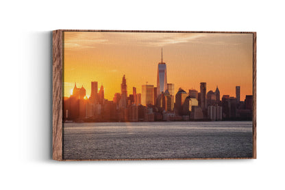 NYC- Sunset Serenade Over Skyscrapers