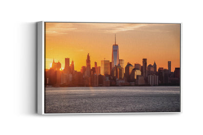 NYC- Sunset Serenade Over Skyscrapers
