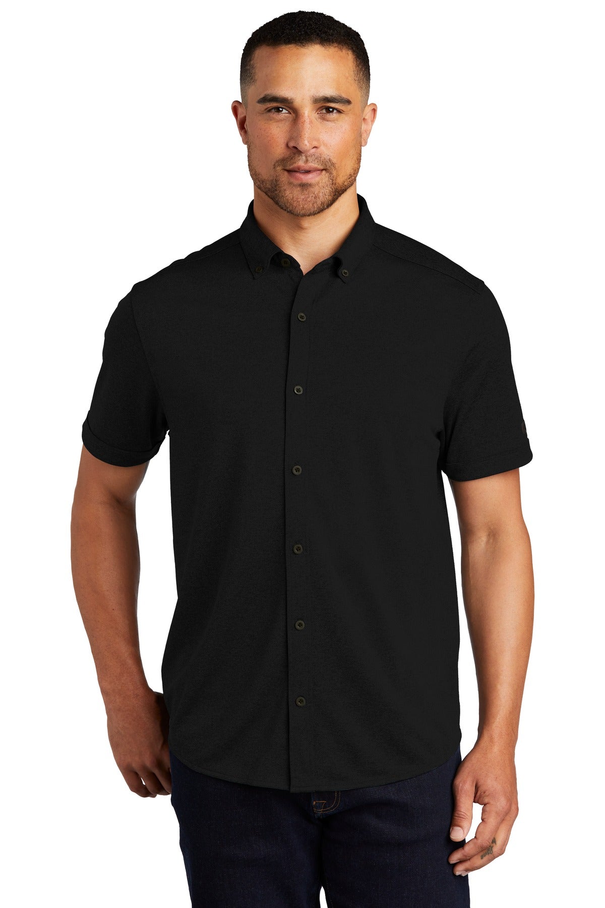 OGIO Gravitate Full-Button Polo. OG141