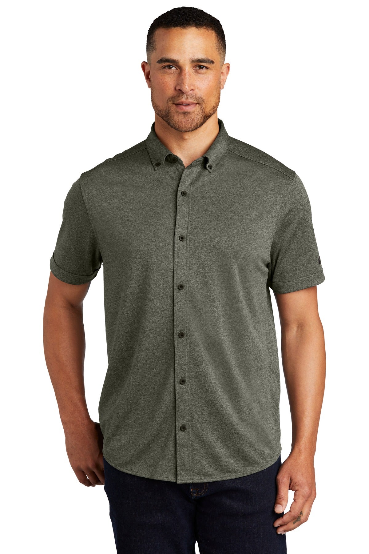 OGIO Gravitate Full-Button Polo. OG141