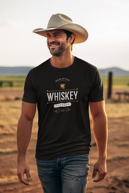 Old Style Vintage Whiskey, Orange & White