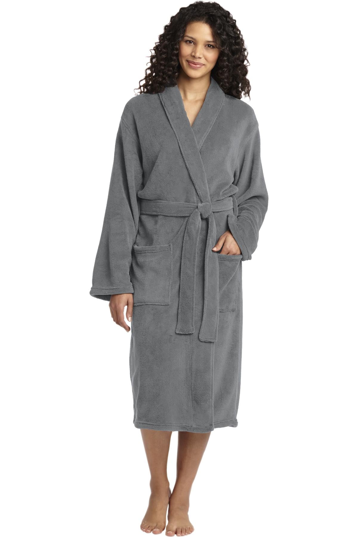 Port Authority Plush Microfleece Shawl Collar Robe. R102