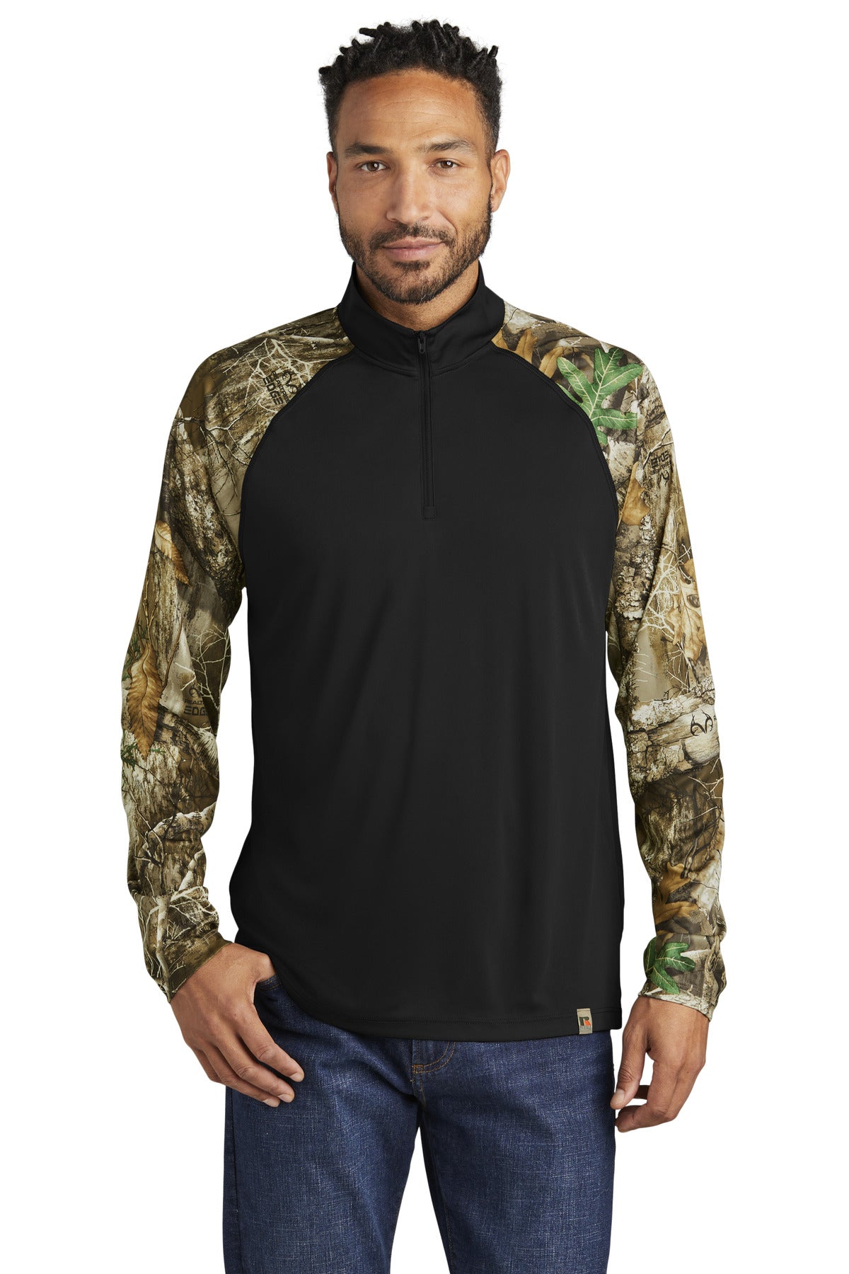 Russell Outdoors Realtree Colorblock Performance 1/4-Zip RU152