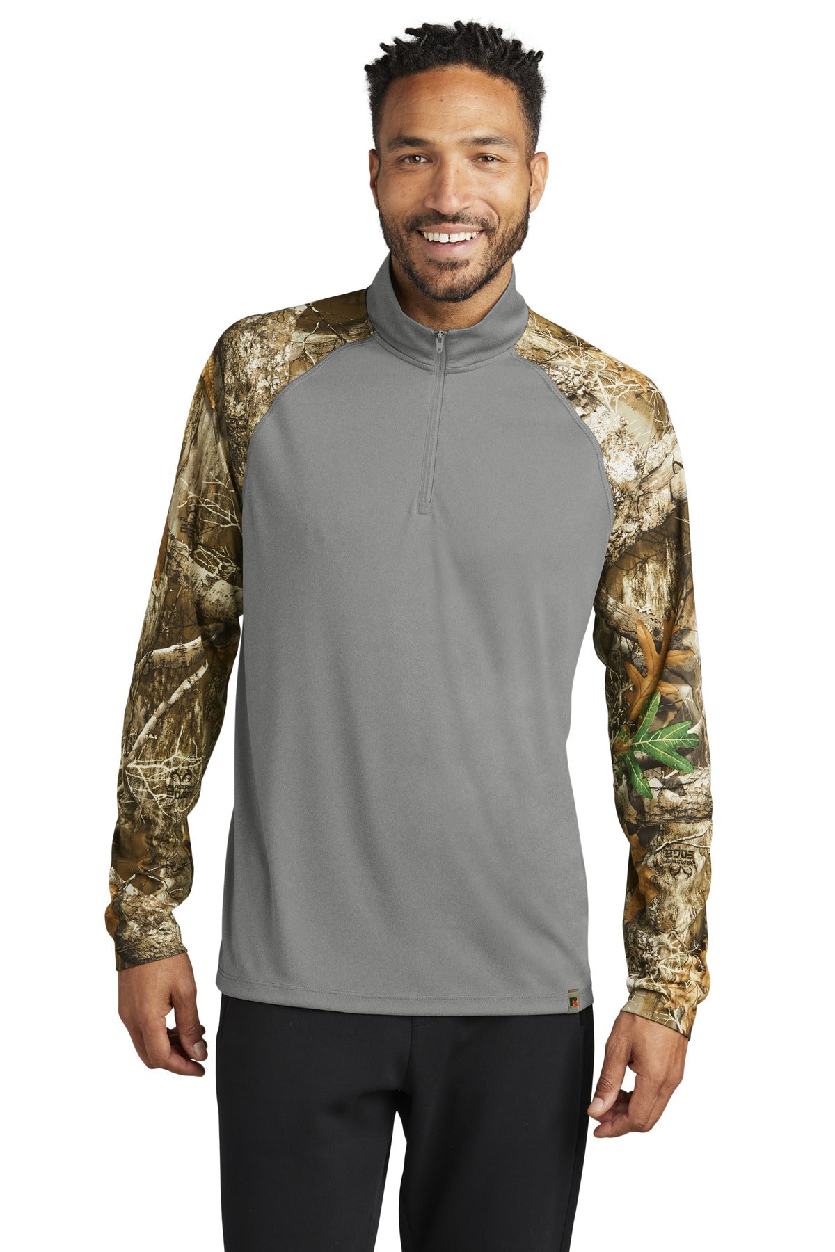 Russell Outdoors Realtree Colorblock Performance 1/4-Zip RU152