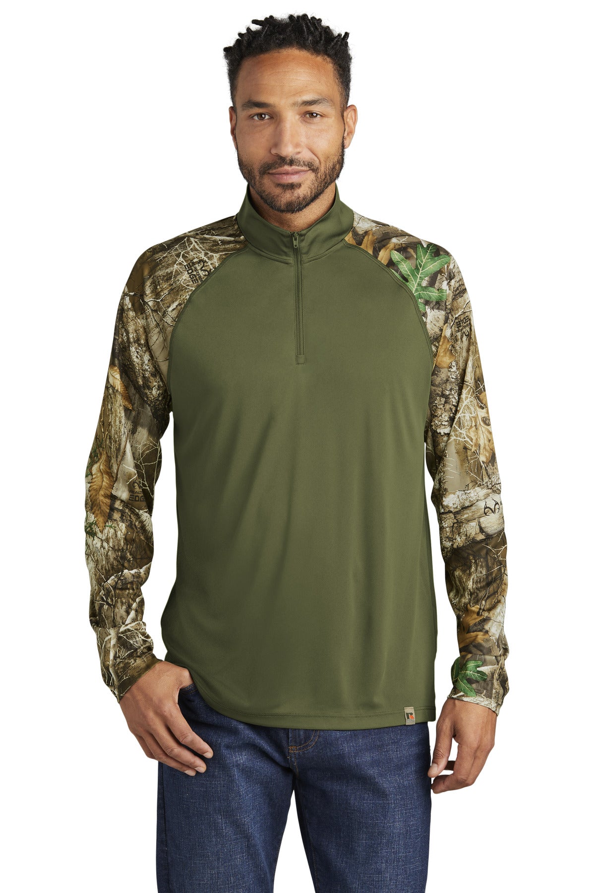 Russell Outdoors Realtree Colorblock Performance 1/4-Zip RU152