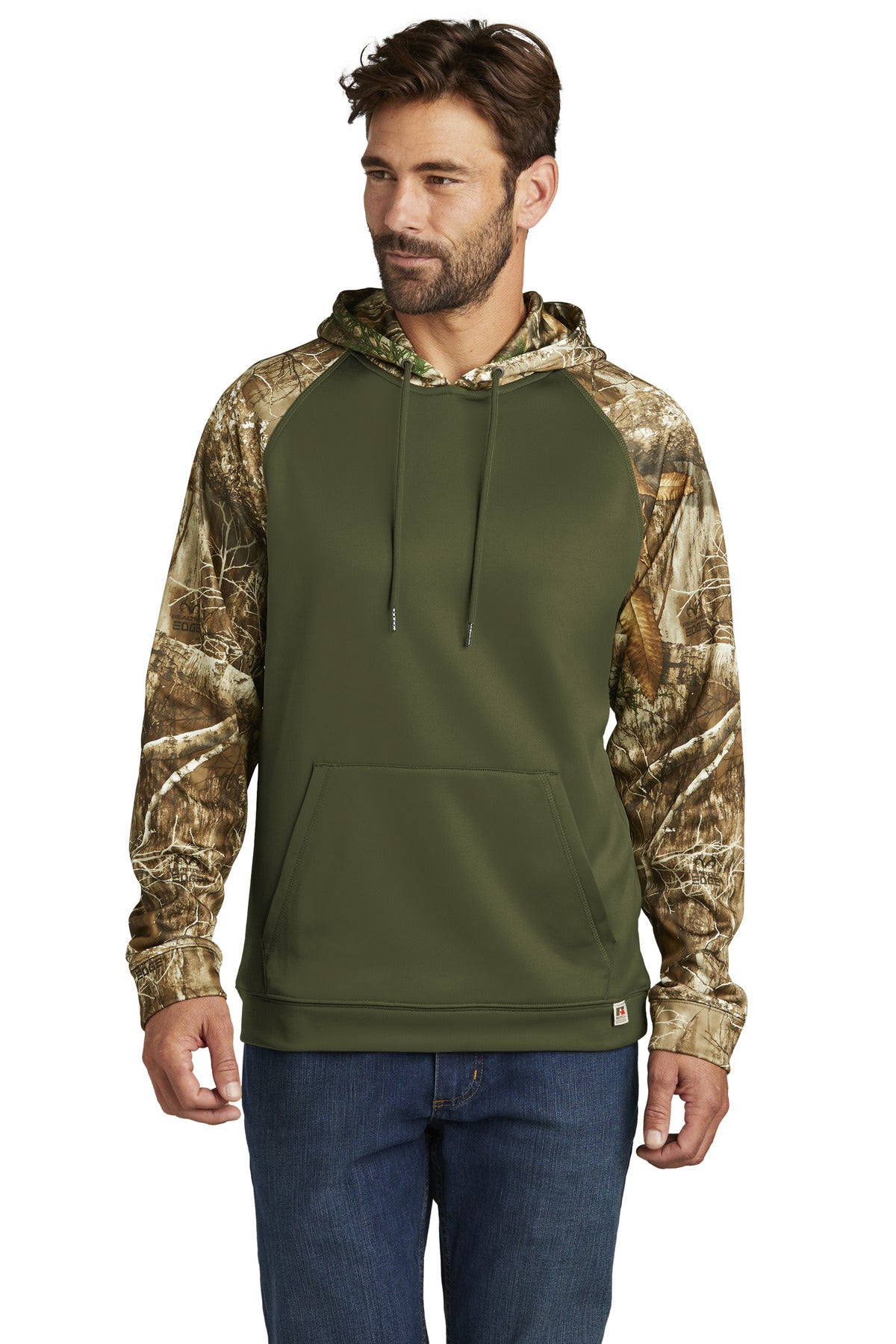 Russell Outdoors Realtree Performance Colorblock Pullover Hoodie RU451