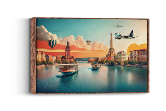 Colorful Cityscapes- Whimsical World Journey