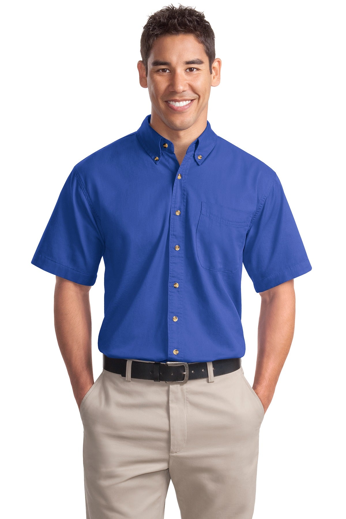 Port Authority Short Sleeve Twill Shirt. S500T