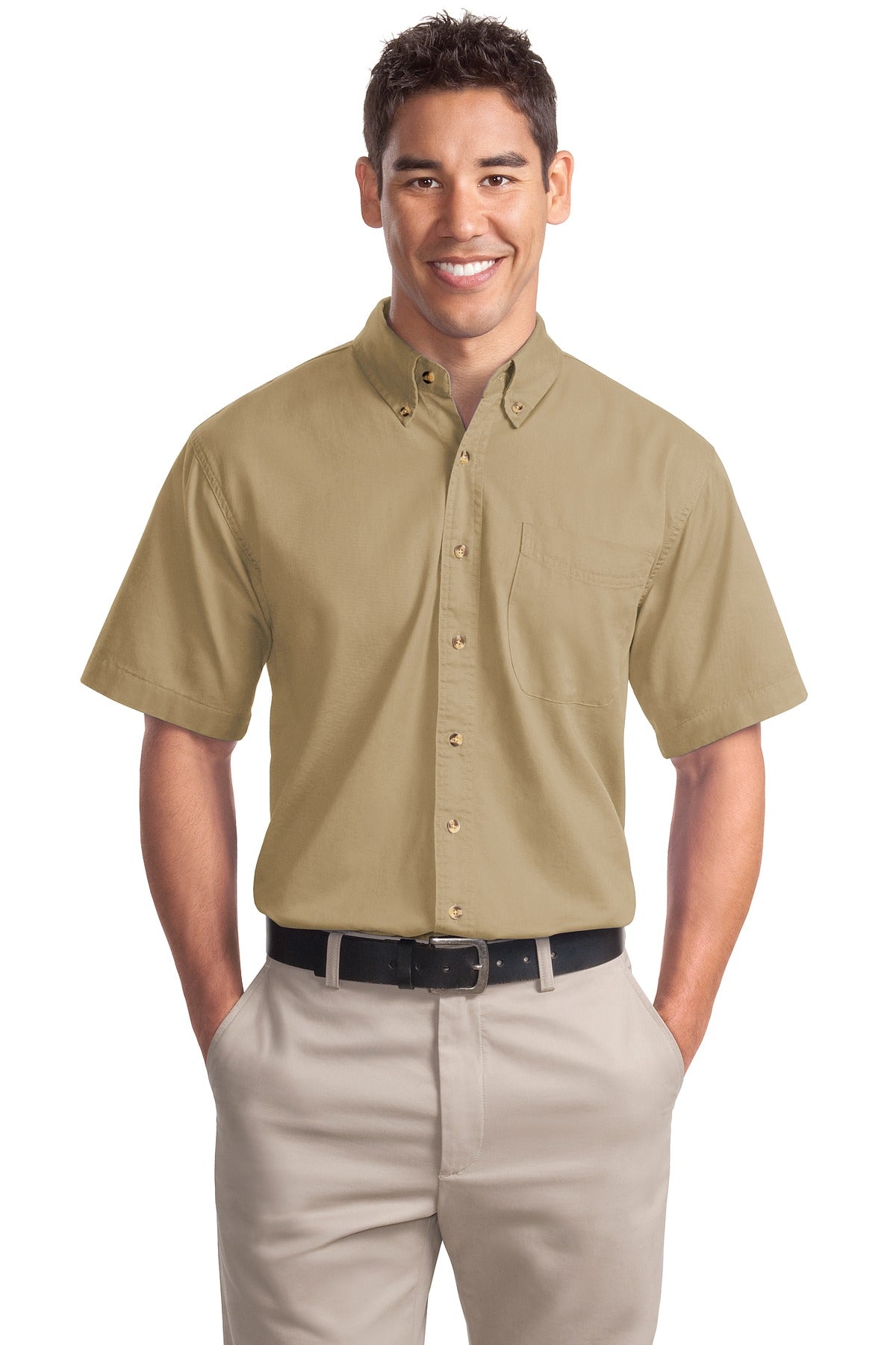 Port Authority Short Sleeve Twill Shirt. S500T