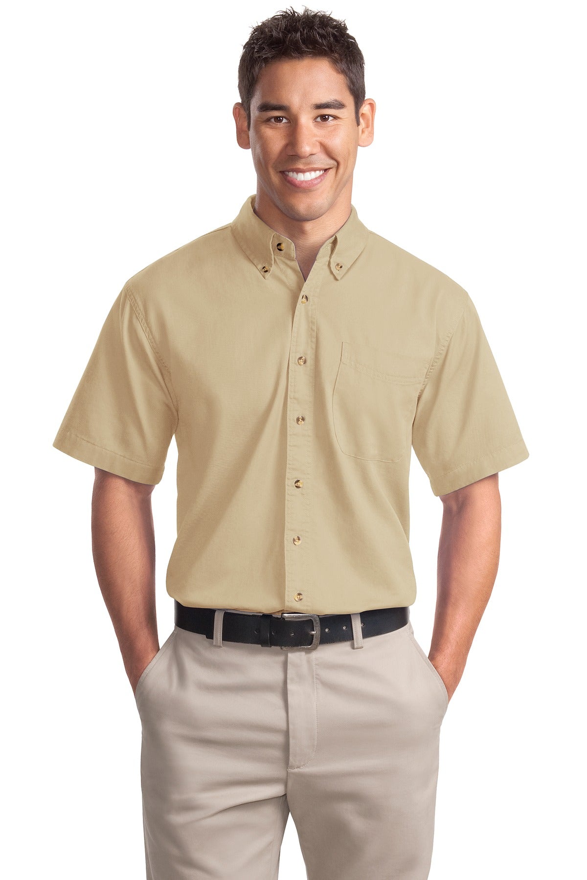 Port Authority Short Sleeve Twill Shirt. S500T