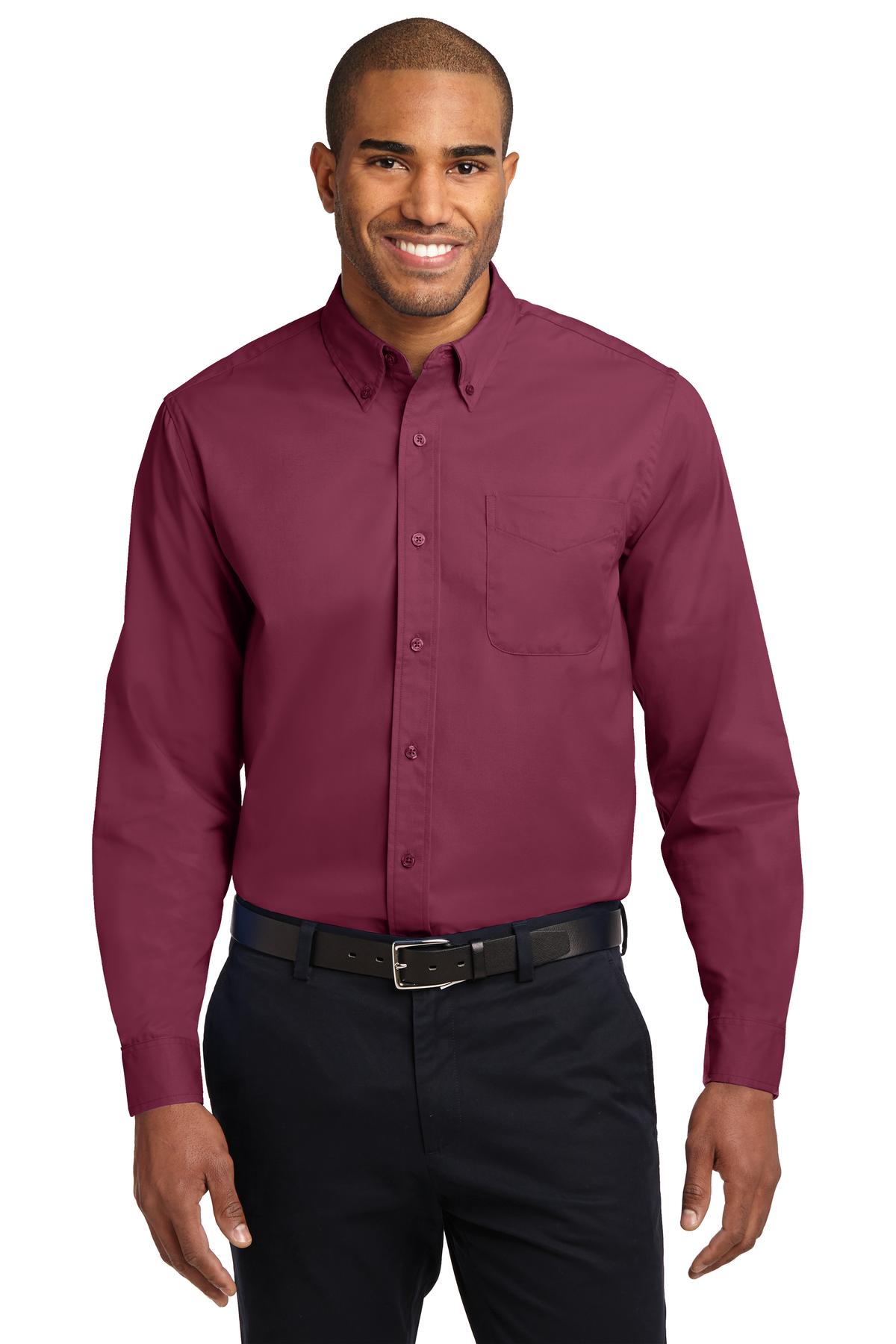 Port Authority Tall Long Sleeve Easy Care Shirt.  TLS608