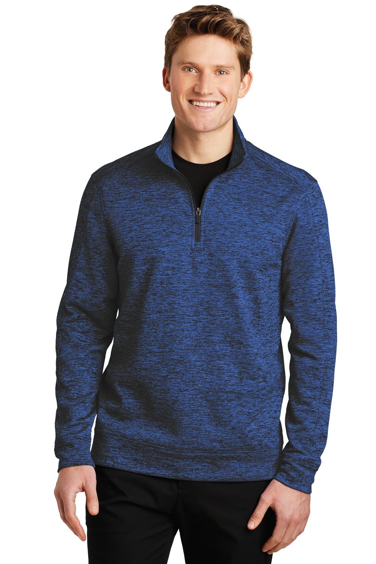 Sport-Tek PosiCharge Electric Heather Fleece 1/4-Zip Pullover. ST226