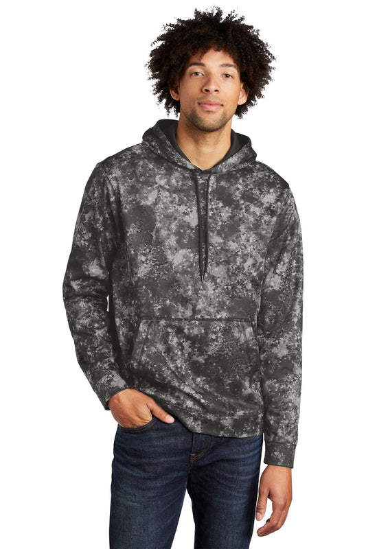 Sport-Tek Sport-Wick Mineral Freeze Fleece Hooded Pullover. ST230