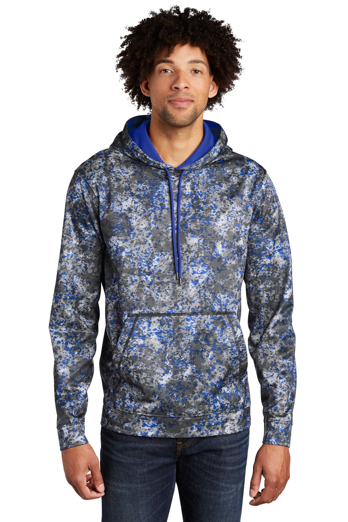 Sport-Tek Sport-Wick Mineral Freeze Fleece Hooded Pullover. ST230