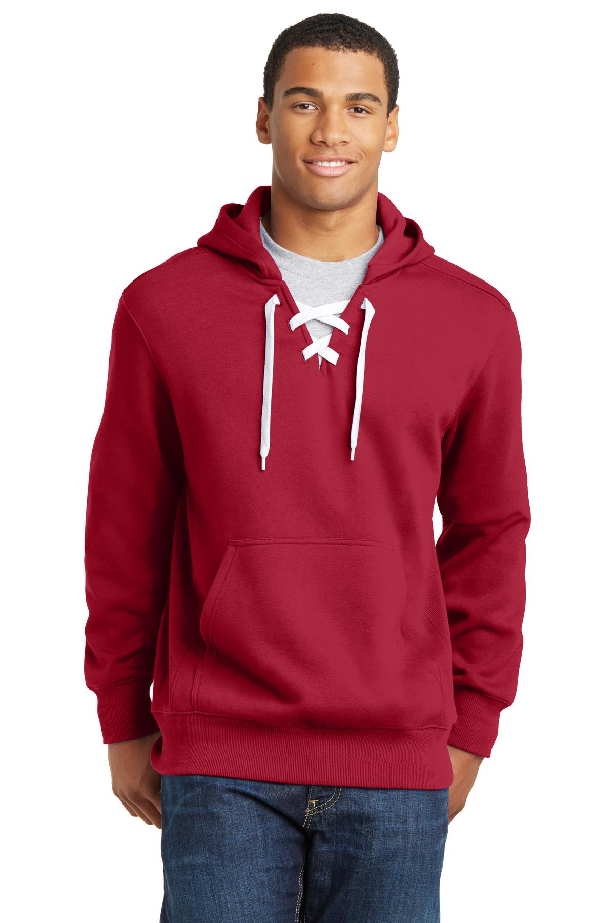 Sport-Tek Lace Up Pullover Hooded Sweatshirt. ST271