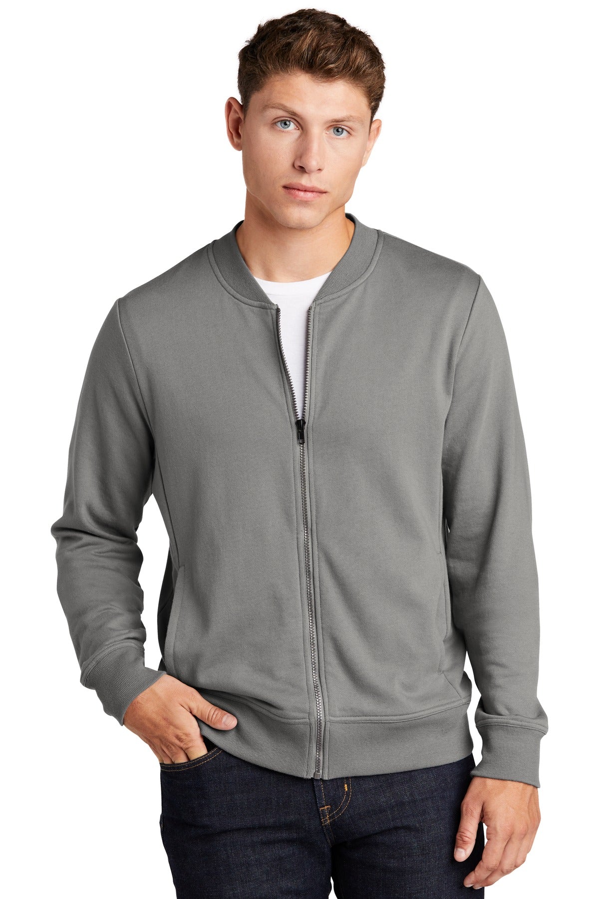 Sport-Tek Lightweight French Terry Bomber. ST274