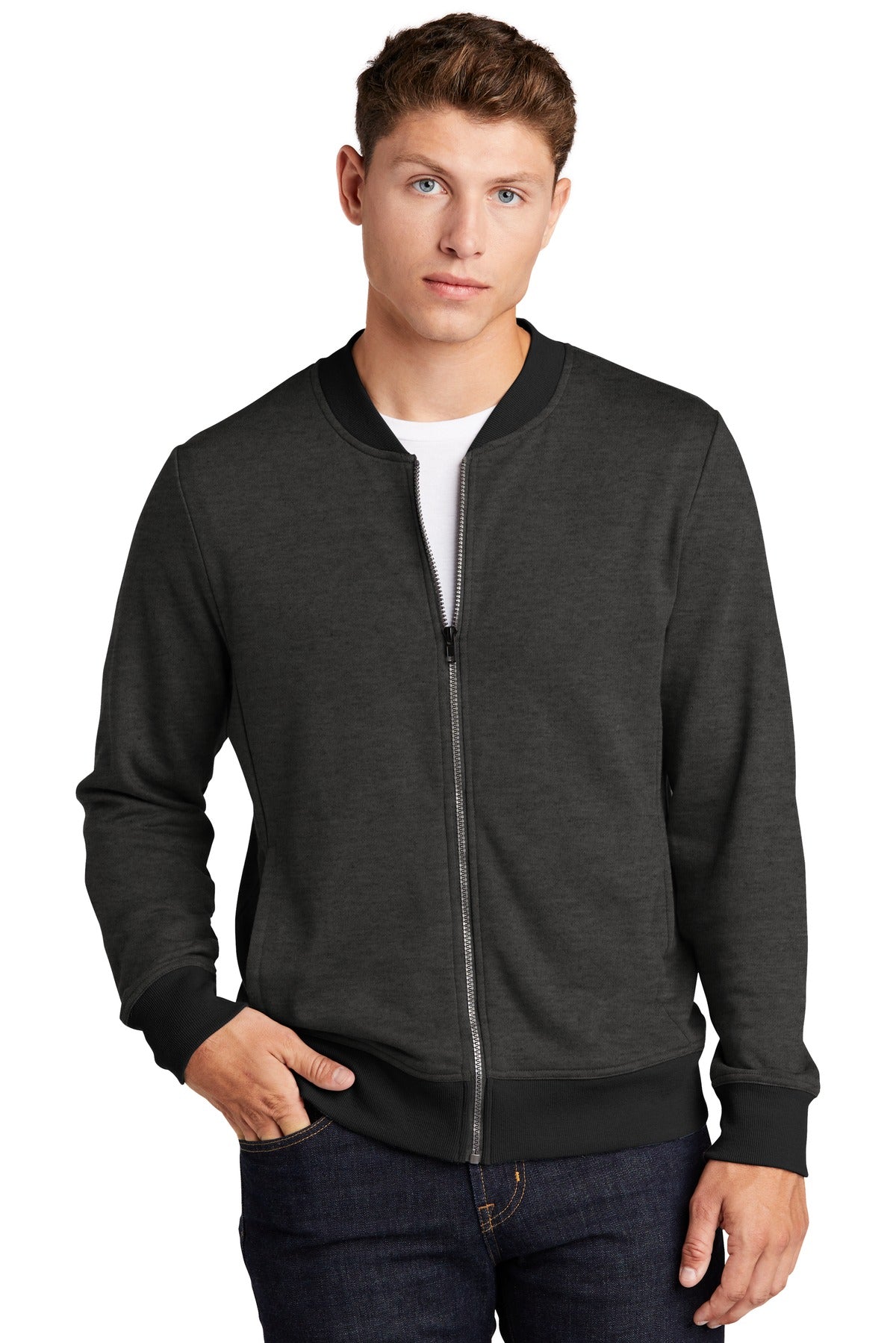 Sport-Tek Lightweight French Terry Bomber. ST274