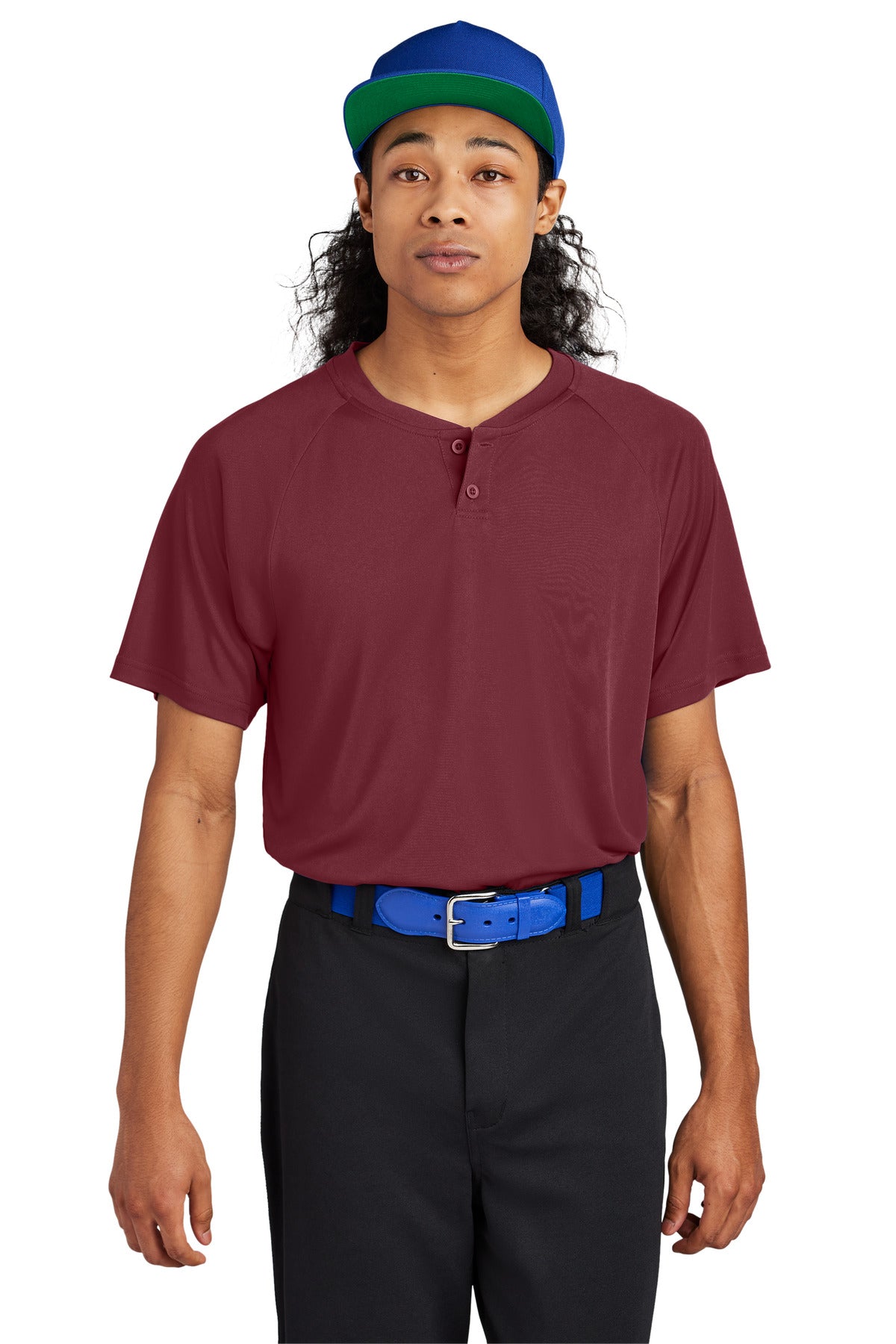 Sport-Tek PosiCharge Competitor 2-Button Henley ST359