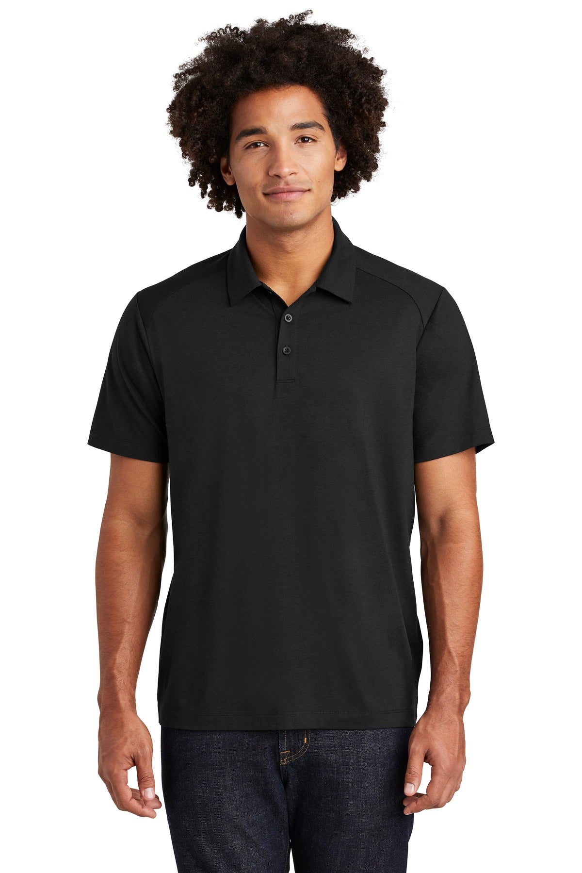 Sport-Tek PosiCharge Tri-Blend Wicking Polo. ST405