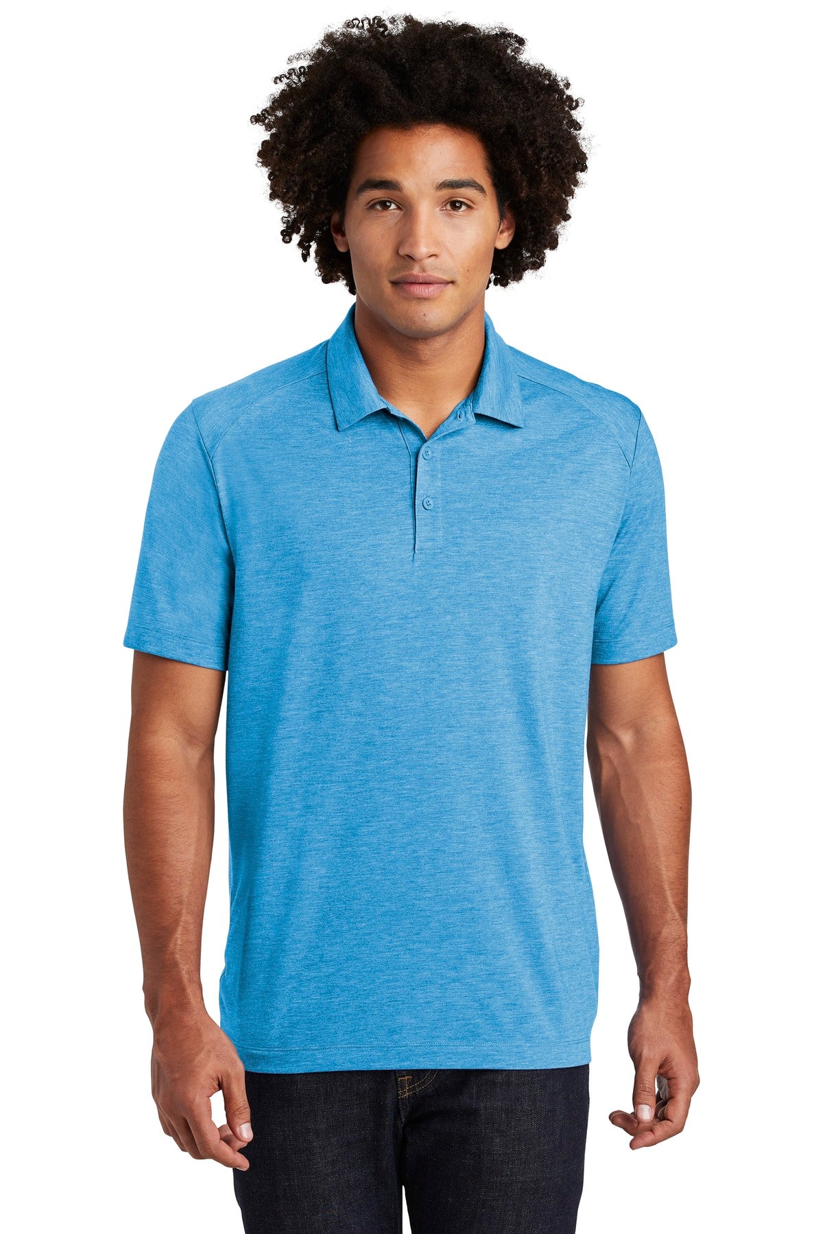 Sport-Tek PosiCharge Tri-Blend Wicking Polo. ST405