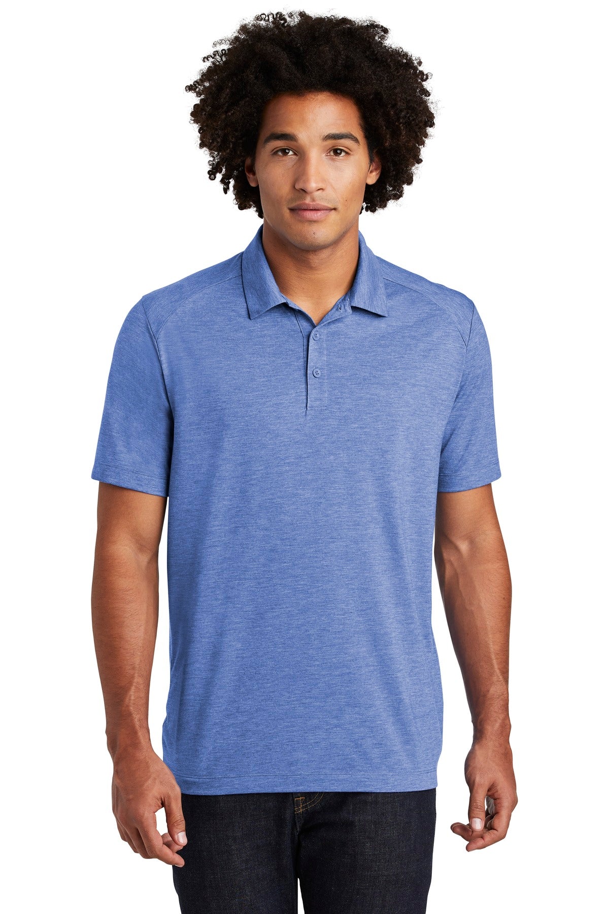 Sport-Tek PosiCharge Tri-Blend Wicking Polo. ST405