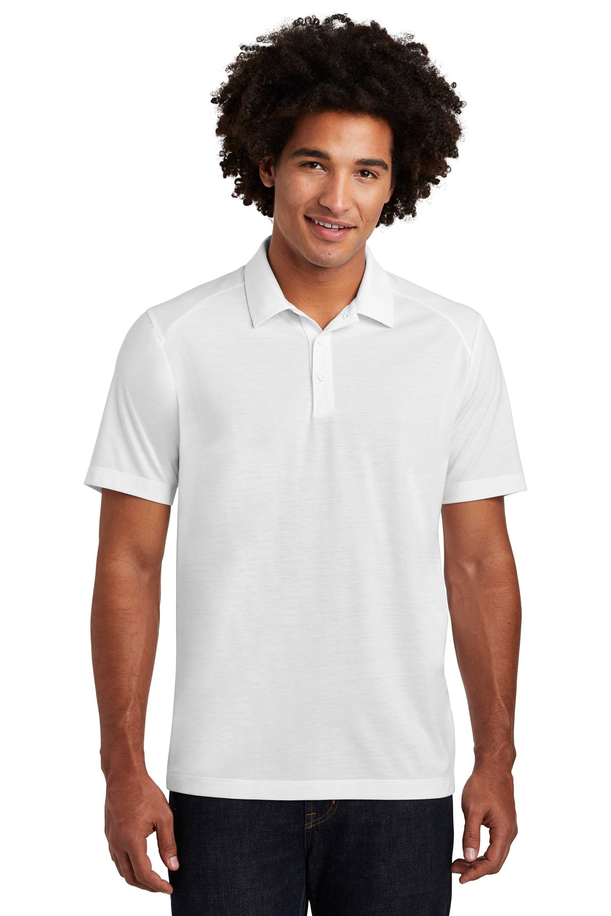 Sport-Tek PosiCharge Tri-Blend Wicking Polo. ST405